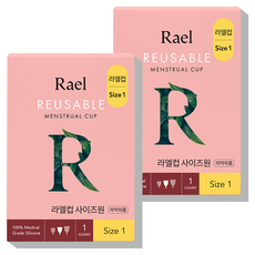 라엘컵 사이즈원 + 파우치 세트, Size 1, 2세트
