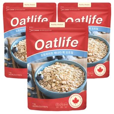 Dubo sikpum 加拿大即食燕麥片, 1kg, 3包