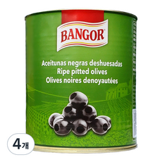 뱅고어 씨제거 블랙올리브, 3kg, 4개