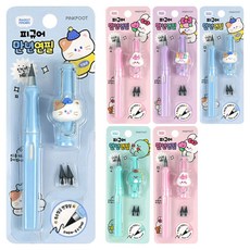 PINKFOOT 迷你朋友們公仔萬年鉛筆HB套組, 6個, 隨機出貨