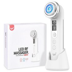 iya LED 고주파 마사지기, 화이트, RF-2109
