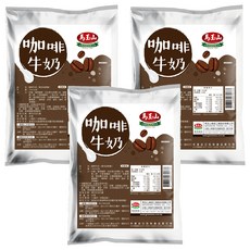 馬玉山 咖啡牛奶 無添加蔗糖, 1kg, 3個, 1個裝