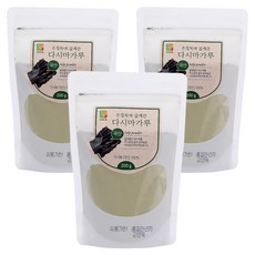손질하여 곱게간 다시마가루 파우치, 200g, 3개