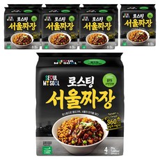 풀무원자연건면 로스팅 서울 짜장 99g, 32개
