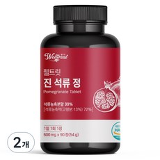 웰트릿 고함량 진 석류 정, 54g, 2개