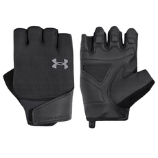 Under Armour 安德瑪 男款訓練手套, 1雙, 黑色