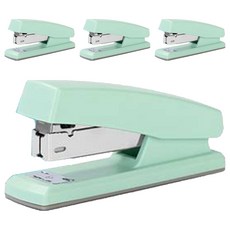 델리 회전심 모던 스테이플러 33호침 파스텔타입, 파스텔그린, 4개