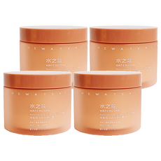 WATERCOME 水之蔻 果酸精油香氛磨砂膏，溫和去角質, 200g, 4罐