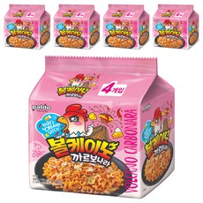 팔도 볼케이노 까르보나라 볶음면 130g, 20개