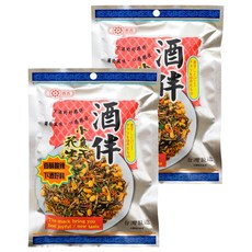 惠香 酒伴小魚干花生, 香辣酥脆, 下酒好料, 內含幸運籤, 90g, 2袋