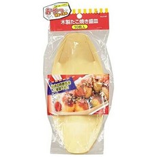 PEARL LIFE 珍珠金屬 木製章魚燒盤, D-407, 10個