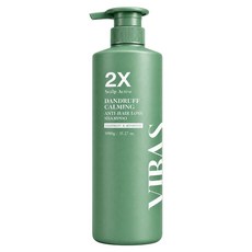VIBAS 2x頭皮護理溫和去屑髮根強健洗髮精, 1瓶, 1kg