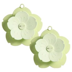 Hanbomnuri 浴室排水口矽膠墊 水槽排水孔蓋, 綠色