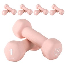 아리프 네오프렌 선인장 아령, 1kg, 10개