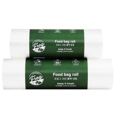 SINCERELY Frog 크린 保鮮袋捲 中型 35cm x 25cm + 大型 40cm x 30 cm, 1套