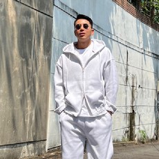 MEOSIDDA 男士華夫餅乾兩道路 - 擬合引擎蓋拉鍊