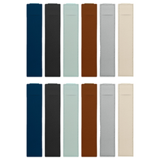 Khohimo 手帳筆固定帶夾 6件組 4W141, 混色, 2套