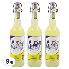 Mathilda 스파클링 레몬 에이드, 750ml, 9개
