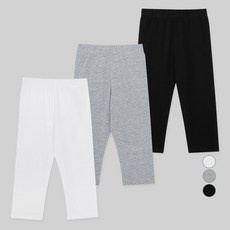 Lolly Tree 童款基本七分內搭褲 3件組