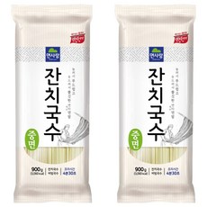 면사랑 잔치국수 중면, 900g, 2개