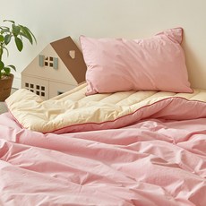 마틸라 딜리셔스 고밀도 순면 키즈 차렵이불, 라즈베리도넛