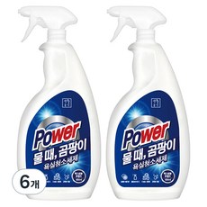 생활공식 파워 욕실청소세제, 6개, 600ml