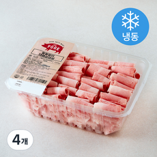 돌돌말이 대패 삼겹살 (냉동), 700g, 4개