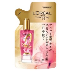 L'OREAL PARiS 巴黎萊雅 金緻護髮精油玫瑰精華補充包, 深層滋養髮絲 恢復健康光澤, 90ml, 1包