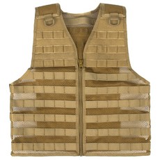 FIKER TACTICAL 網眼PALS背心, 狼棕色, 1個
