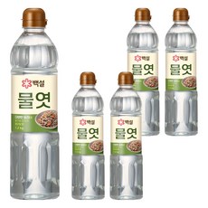 백설 물엿, 5개, 1.2kg
