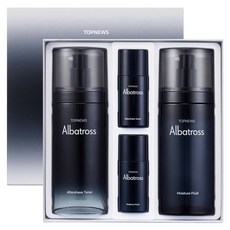 CHARMZONE 嬋真 Albatross男性爽膚水+乳液+提袋, 1組