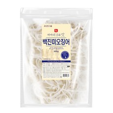 자연다움 바다의 깊은맛 백진미 오징어, 500g, 1개
