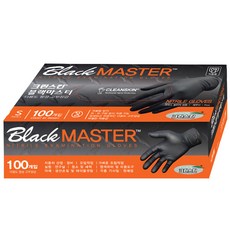 Clean Skin Black Master 丁腈手套, 黑色, 小, 1個