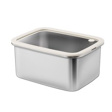 WAGENSTEIGER Kla 微波爐用無研磨不鏽鋼保鮮盒, 2.9L, 1個