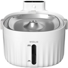 WISELAB 寵物感應飲水機 2L, WIL-PET01-WT, 白色, 1個