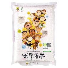 大橋牌 台灣香米 - 淡雅芋頭甜香, CNS一等, 2kg, 1包