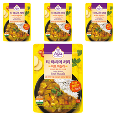 티아시아키친 비프 마살라 커리, 170g, 4개
