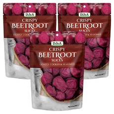 DJ&A 酥脆甜菜根片, 70g, 3包