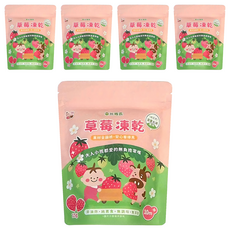 粥寶寶 草莓凍乾, 15g, 5包