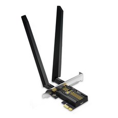 TP-Link Archer TBE400E BE6500 Wi-Fi 7 三頻 藍牙5.4 PCIe無線網路卡 WiFi 7 無線網卡, 黑色, 1台