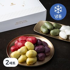 5색 찹쌀송편 선물세트 (냉동), 2세트