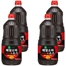 이엔푸드 메밀소바소스, 1.8L, 2.1kg, 4개