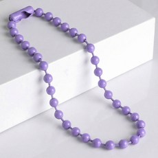 마메 컬러 볼체인 군번줄 키링 연결고리, 퍼플, 100개
