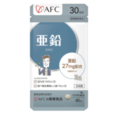 AFC 鋅酵母 日本原裝, 1包, 60顆