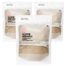 쏘내추럴 때밀이바쓰 바디스크럽, 160g, 3개
