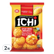 龜田製菓 Ichi迷你蜂蜜醬油米果, 100g, 2個