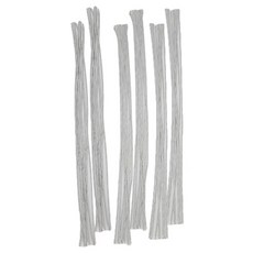 Madakkumi 花卉工藝紙鐵絲 24號 60p, 白色(鐵絲), 1套