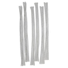 MaDaKkuMi 花藝工藝紙鐵絲 20號 60入, 白色(鐵絲), 1套