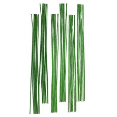 MaDaKkuMi 花藝工藝紙鐵絲 20號 60入, 綠色(鐵絲), 1套