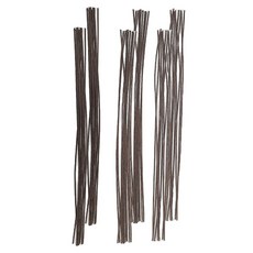 MaDaKkuMi 花卉工藝紙鐵絲18號60入, 棕色(鐵絲), 1套